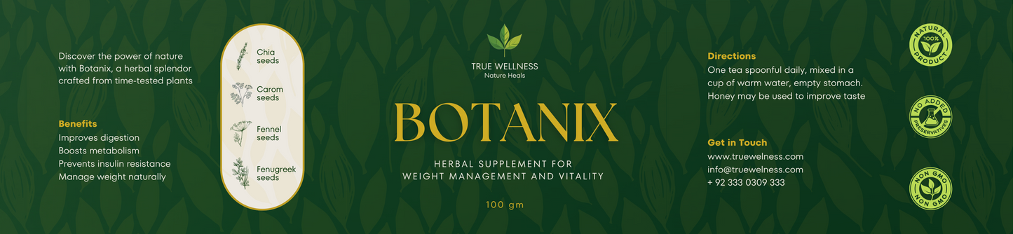 Botanix Herbal Supplement for Weight loss and vitality